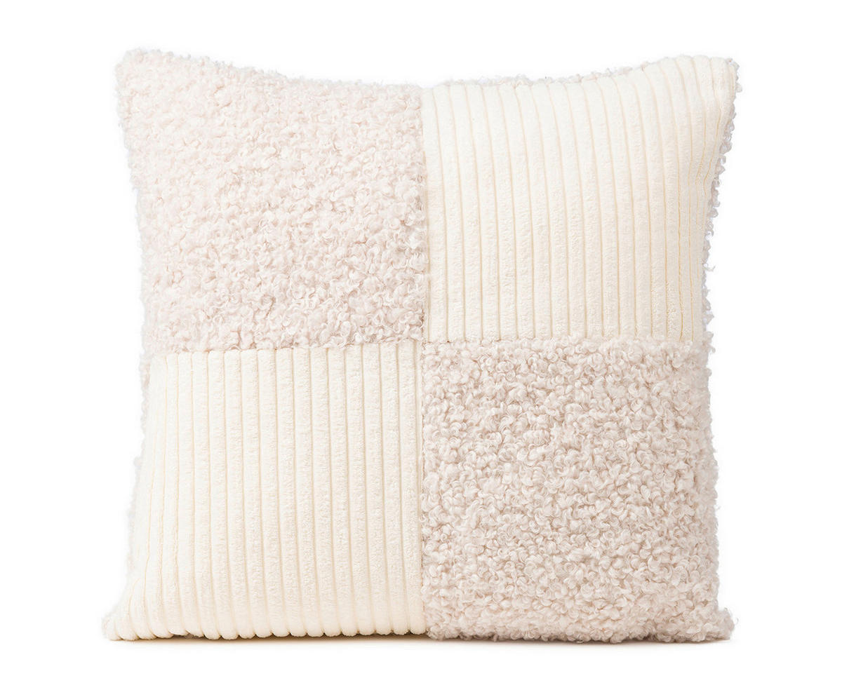DEKORAČNÍ POLŠTÁŘ 50/50 cm - bílá, Basics, textil (50/50cm) - Novel
