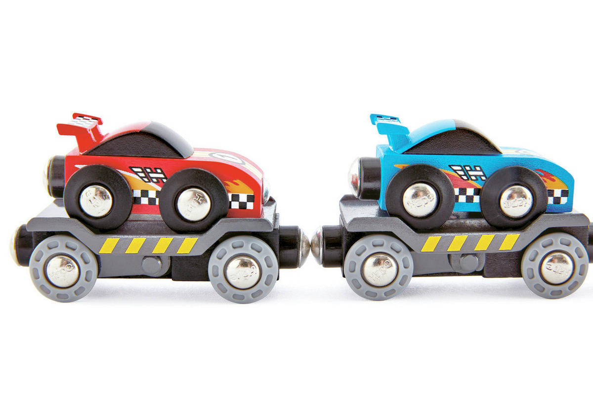 EISENBAHNZUBEHÖR - Multicolor, Basics, Holz/Kunststoff (28,0/5,0/5,0cm) - Hape