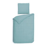 BETTWÄSCHE 2-teilig Diamante Makosatin 135/200 cm  - Blau, Basics, Textil (135/200cm)