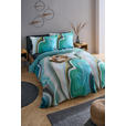 BETTWÄSCHE CUBY Satin 140/200 cm  - Petrol, KONVENTIONELL, Textil (140/200cm) - Novel