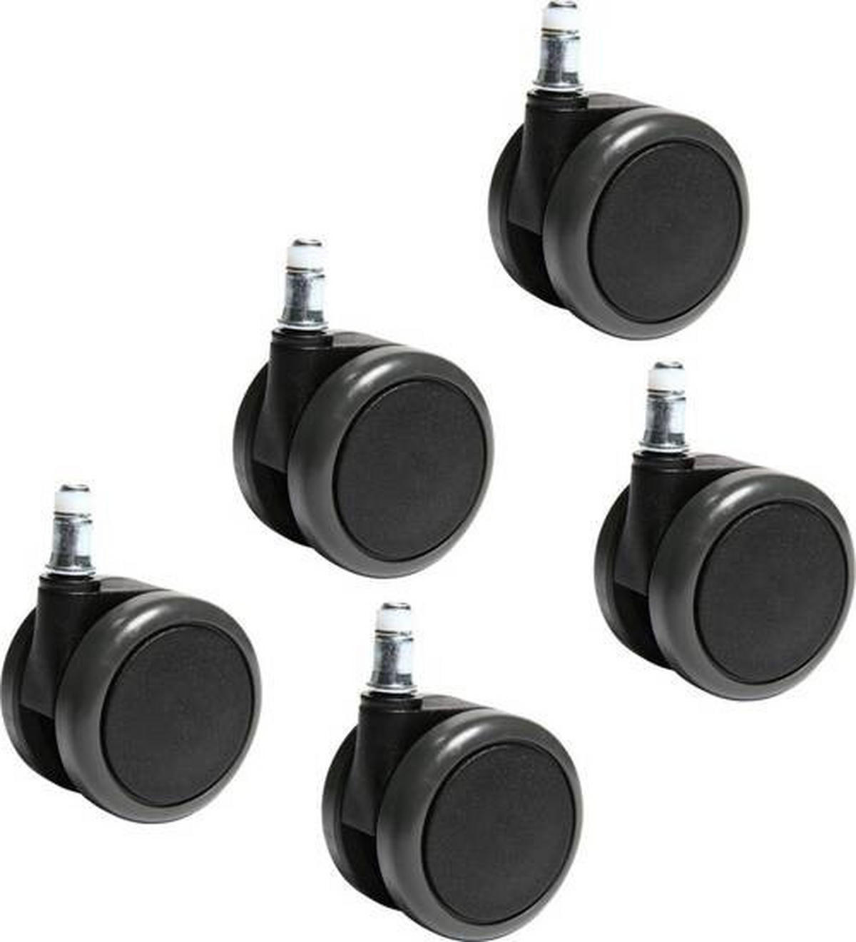 DREHSTUHLROLLE  in  - Schwarz, Basics, Kunststoff (4,5/9,5/6,5cm) - Topstar
