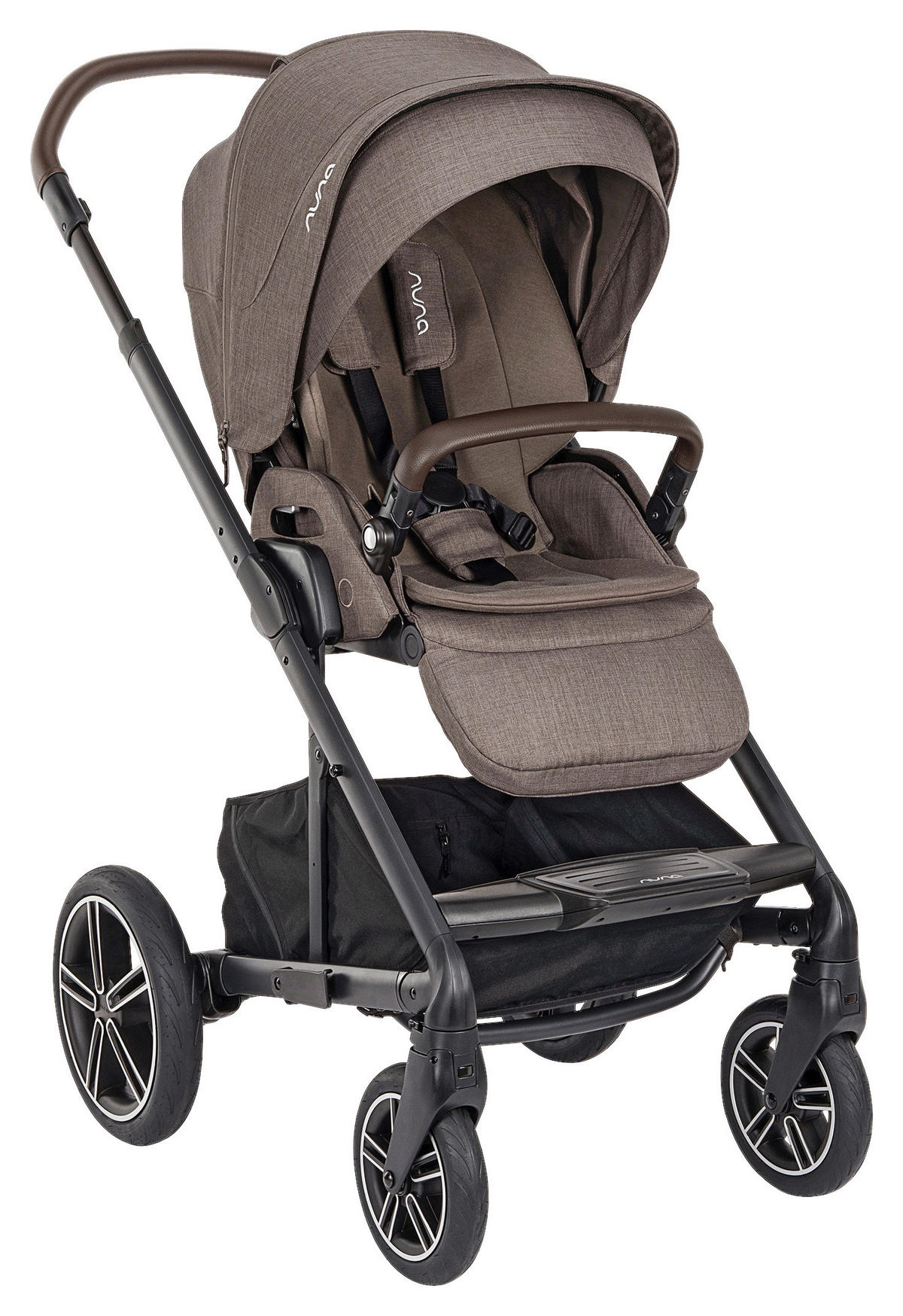 KINDERWAGENSET Mixx Next  - Graubraun, Basics, Kunststoff (60/110/82cm) - Nuna