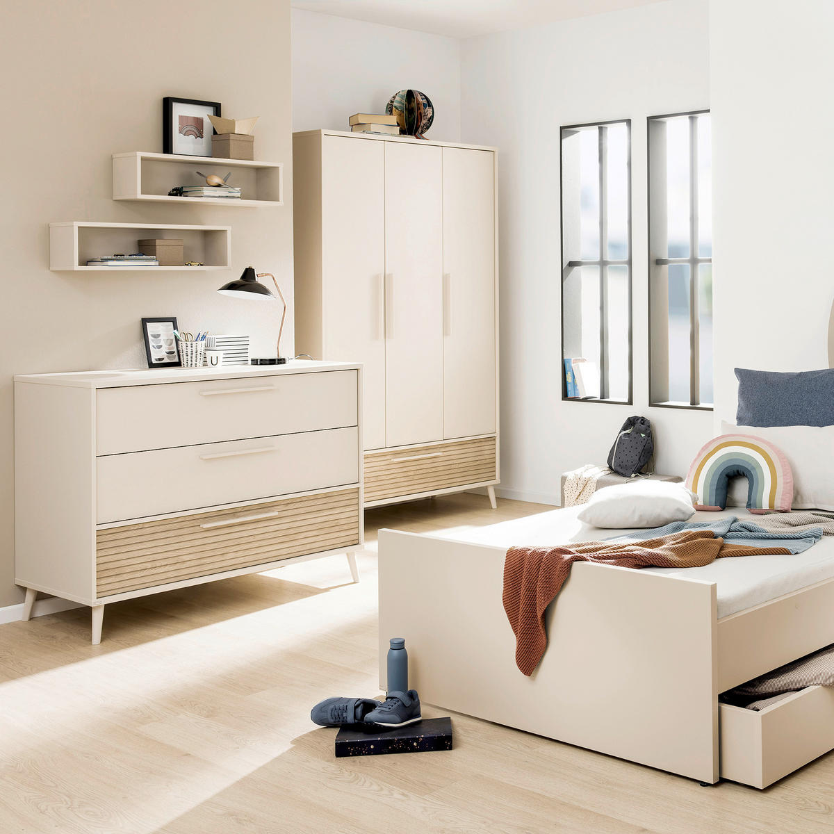 WICKELKOMMODE Eefje Beige  - Beige, Basics, Holzwerkstoff (123,5/93,2/57,1cm) - Paidi