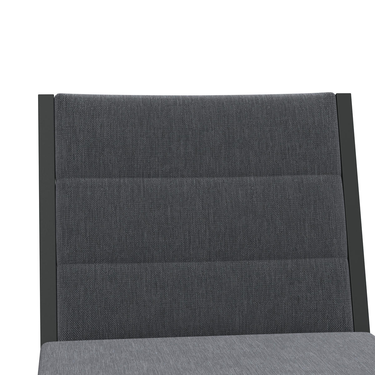 LOUNGESESSEL  - Anthrazit/Grau, MODERN, Textil/Metall (50/82/62cm) - Amatio