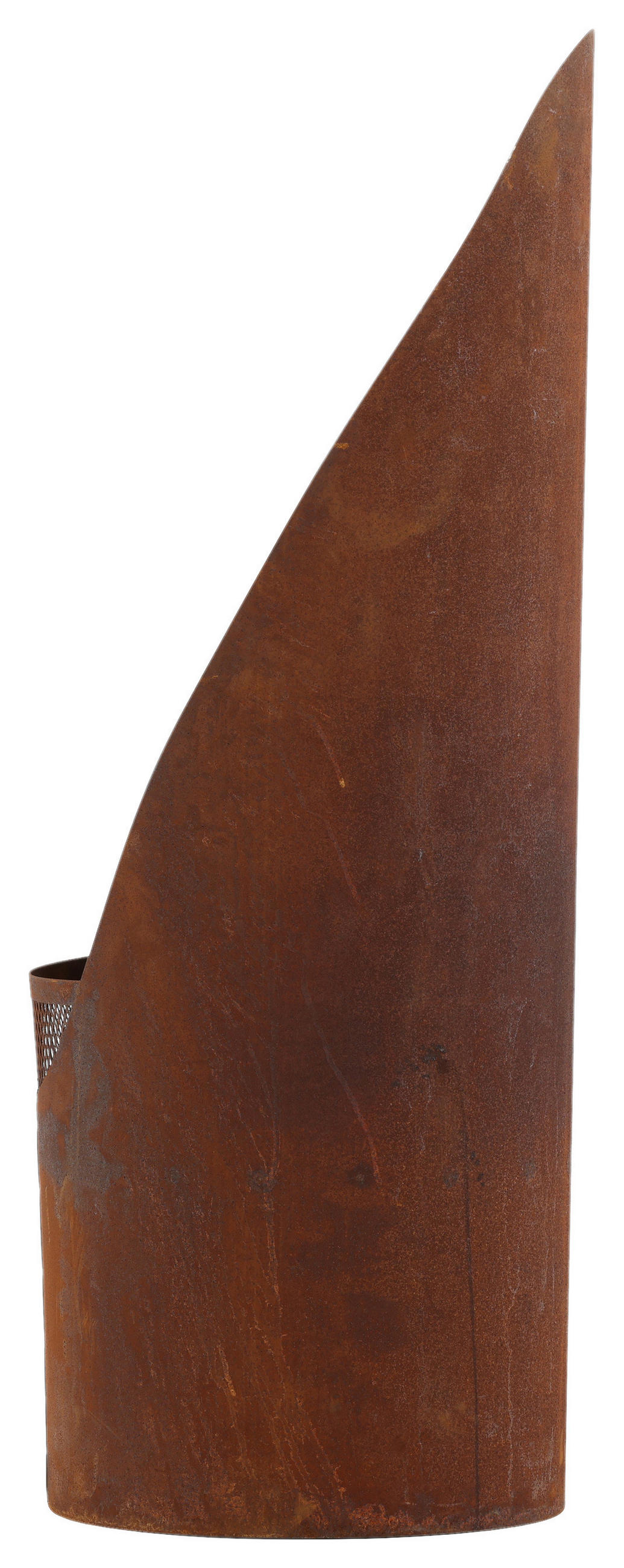 FEUERKORB  - Dunkelorange, KONVENTIONELL, Metall (37/100/37cm) - Gardenson