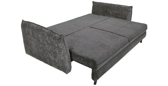 SCHLAFSOFA Chenille Anthrazit Zierkissen, Rückenkissen, Bettkasten  - Anthrazit/Schwarz, KONVENTIONELL, Holz/Textil (238/99/108cm) - Carryhome