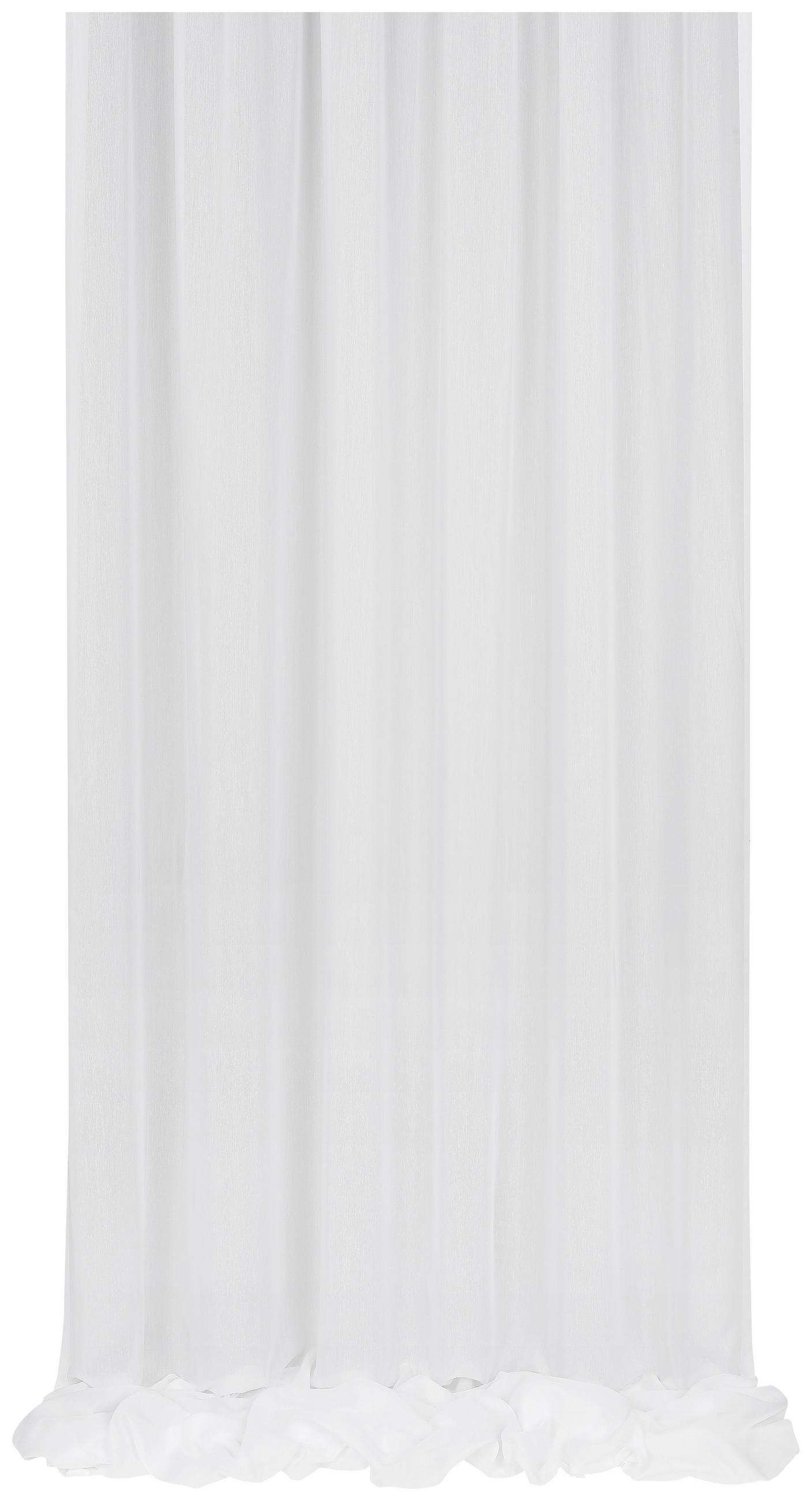 ZÁCLONA, priehľadné, 300 cm - biela, Basics, textil (300cm) - Esposa
