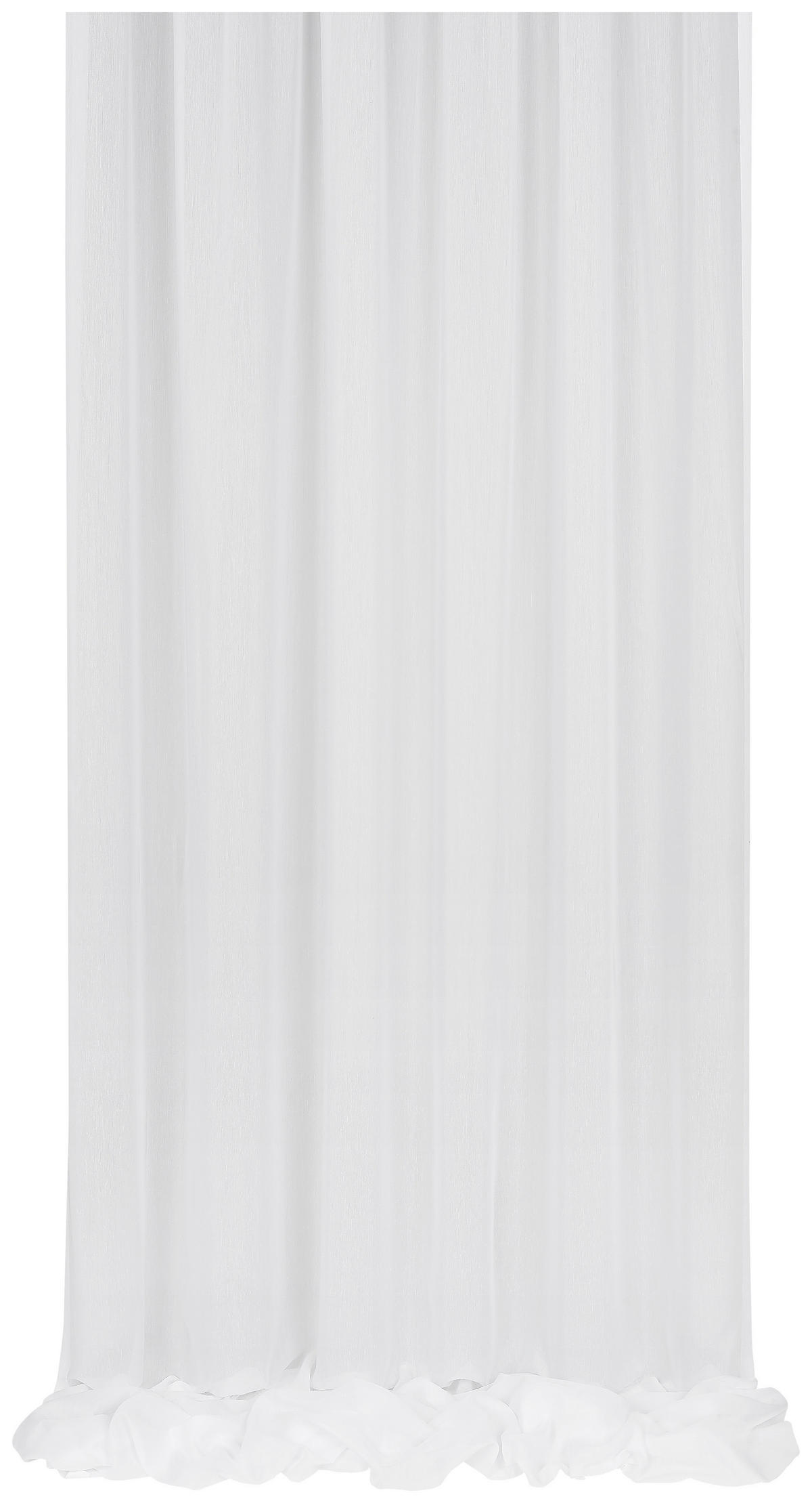 ZÁCLONA, priehľadné, 300 cm - biela, Basics, textil (300cm) - Esposa