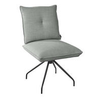 STUHL - Schwarz/Grau, Design, Textil/Metall (50/90/70cm) - Dieter Knoll