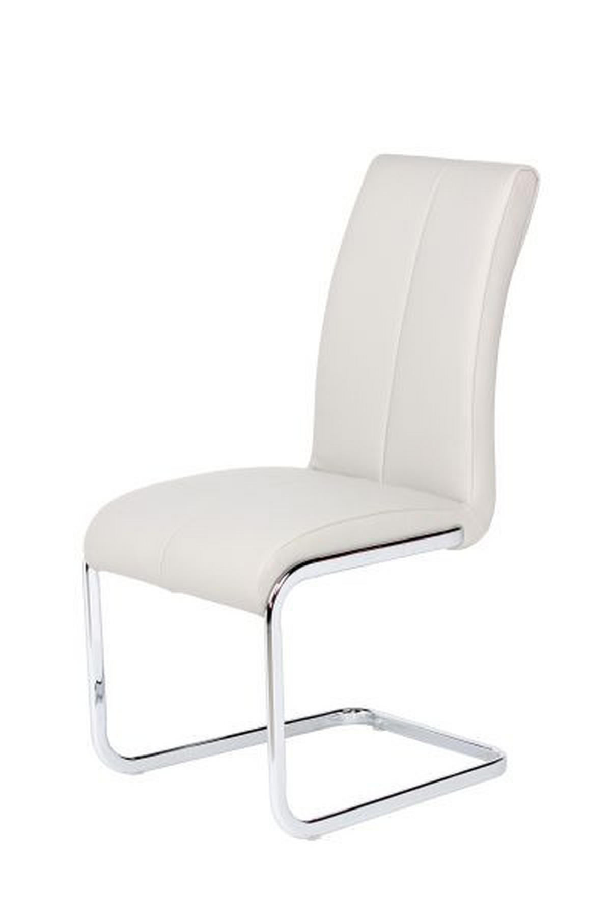 STOLICA  boje kroma, svijetlo siva  drvo, metal, tekstil      - boje kroma/svijetlo siva, Design, drvo/metal (45/103/61cm) - Xora