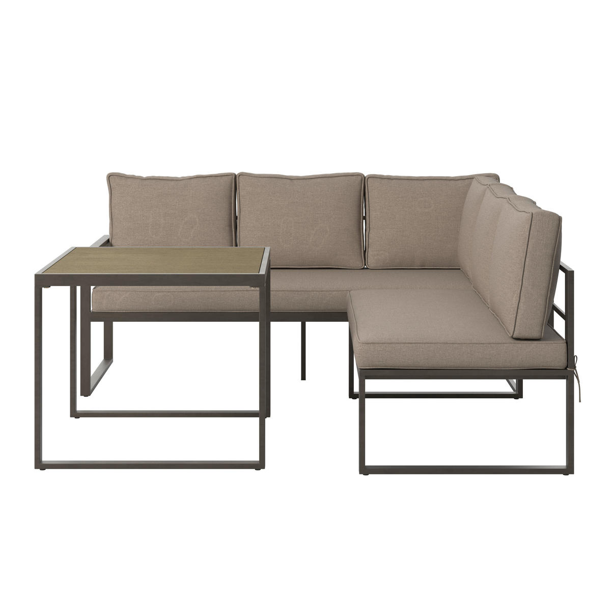VRTNA GARNITURA   metal, plastika  bež    - bež, Moderno, metal/plastika (176/182cm) - Ambia Garden