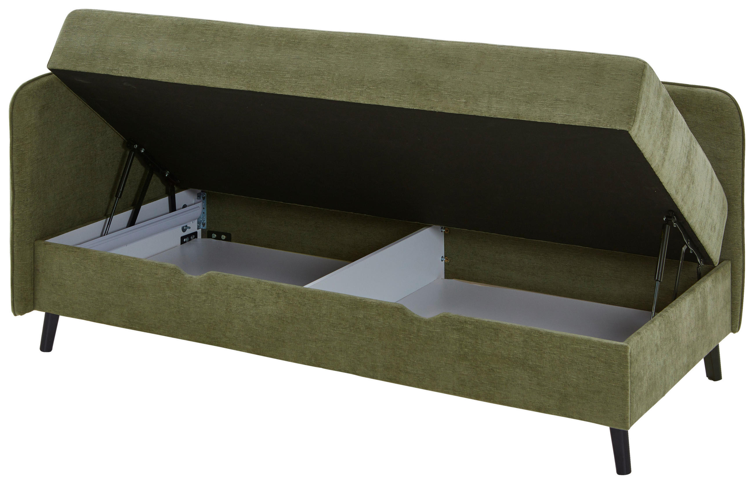 BOXBETT 140/200 cm  in Grün  - Schwarz/Grün, Design, Holz/Textil (140/200cm) - Boxxx