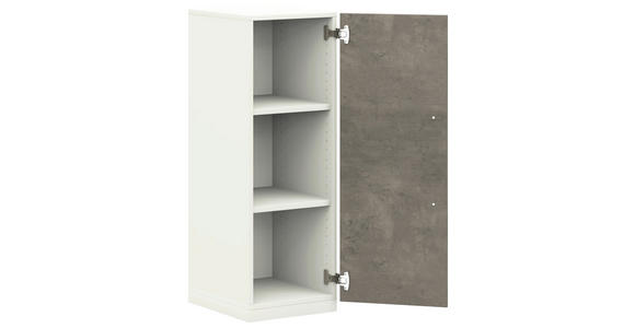 KOMMODE in 40/112,5/41,9 cm - Weiß, Design, Holzwerkstoff/Metall (40/112,5/41,9cm) - Moderano