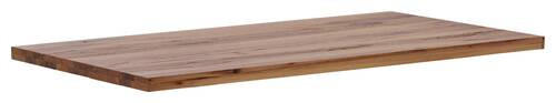 TISCHPLATTE Eiche massiv Eichefarben  - Eichefarben, Design, Holz (220/100/6cm) - Waldwelt