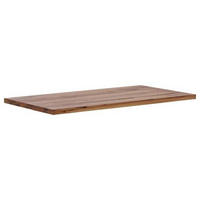 TISCHPLATTE - Eichefarben, Design, Holz (210/100/6cm) - Waldwelt