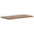 TISCHPLATTE Eiche massiv Eichefarben  - Eichefarben, Design, Holz (190/90/6cm) - Waldwelt