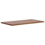 TISCHPLATTE Eiche massiv Eichefarben  - Eichefarben, Design, Holz (280/100/6cm) - Waldwelt