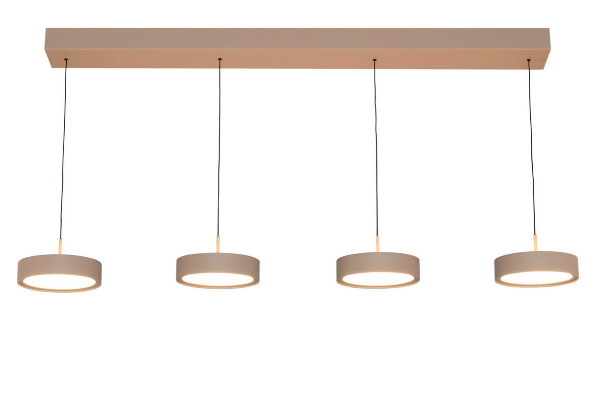 LED FÜGGŐLÁMPA 118/17,5/180 cm  - homok, Design, fém (118/17,5/180cm) - Dieter Knoll