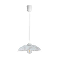 HÄNGELEUCHTE 35/70 cm  - Weiß, KONVENTIONELL, Glas/Kunststoff (35/70cm)