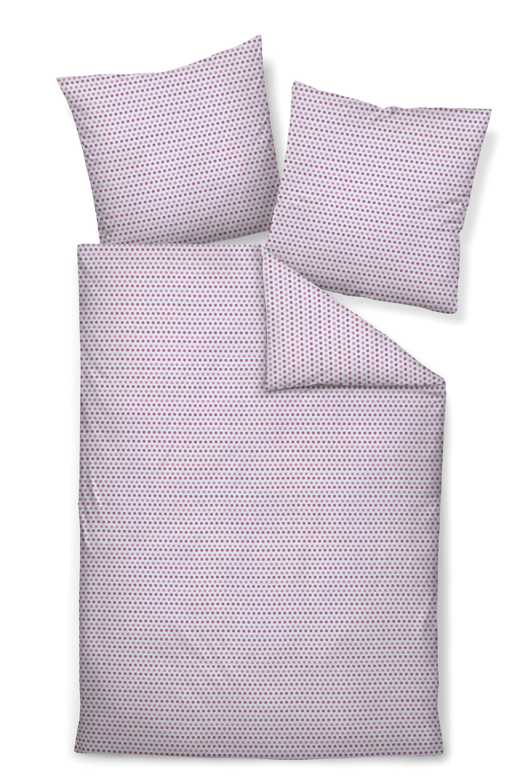 POSTELJNINA 135/200 cm flanela roza  - roza, Konvencionalno, tekstil (135/200cm) - Janine