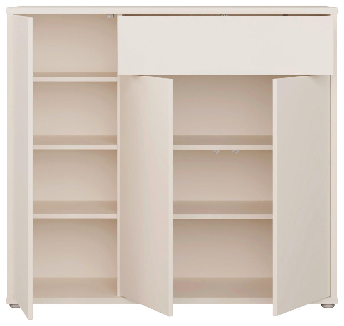 SCHUHSCHRANK  in 109,2/99,1/34,9 cm  - Sandfarben/Grau, MODERN, Holzwerkstoff/Kunststoff (109,2/99,1/34,9cm) - Carryhome
