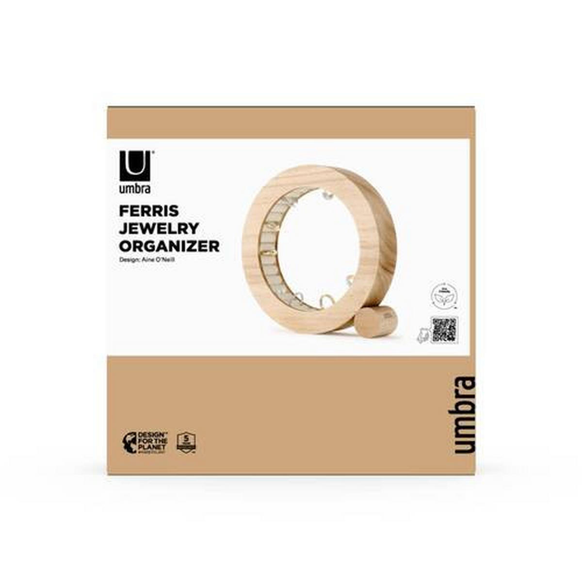 ŠKRINJA ZA NAKIT   19,1/19,1/5,1 cm    - srčevina bukve, Konvencionalno, drvo (19,1/19,1/5,1cm) - Umbra