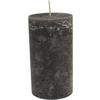 VALCOVÁ SVIEČKA - tmavosivá, Basics (10/18cm) - Ambia Home