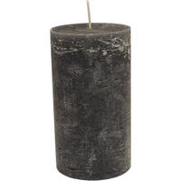 VALCOVÁ SVIEČKA - tmavosivá, Basics (10/18cm) - Ambia Home