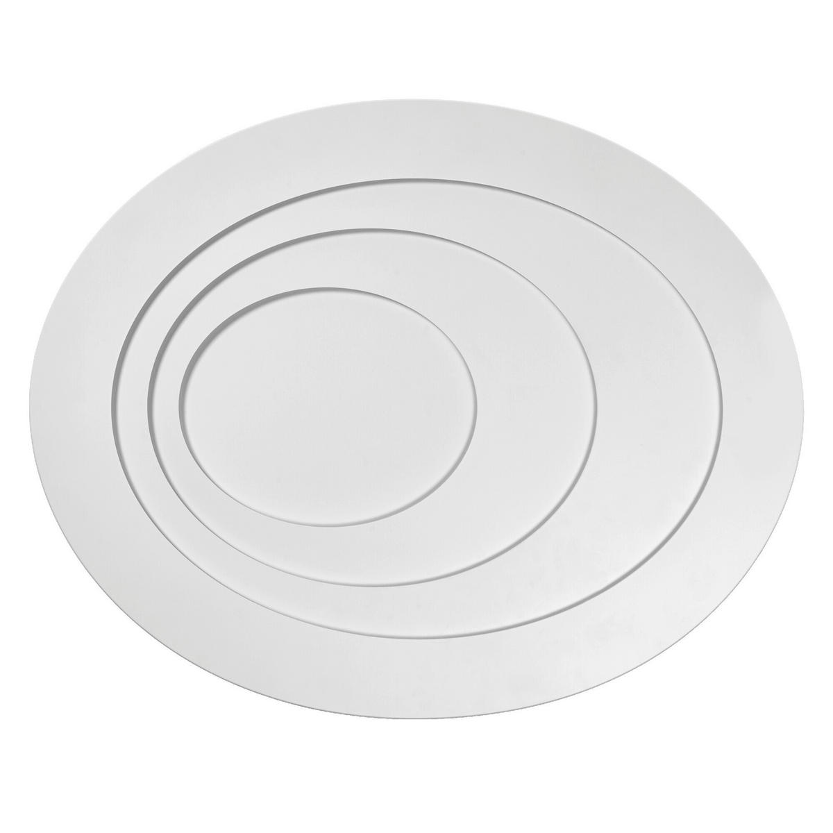 LED-DECKENLEUCHTE Orbis Spiral Oval 72/58/5,6 cm   - Weiß, Design, Kunststoff/Metall (72/58/5,6cm) - Osram