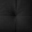 ECKSOFA in Echtleder Dunkelgrau  165/313 cm  - Dunkelgrau/Schwarz, Design, Leder/Metall (165/313cm) - Emilio Belluti