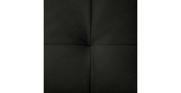 ECKSOFA in Echtleder Dunkelgrau 165/313 cm - Dunkelgrau/Schwarz, Design, Leder/Metall (165/313cm) - Emilio Belluti