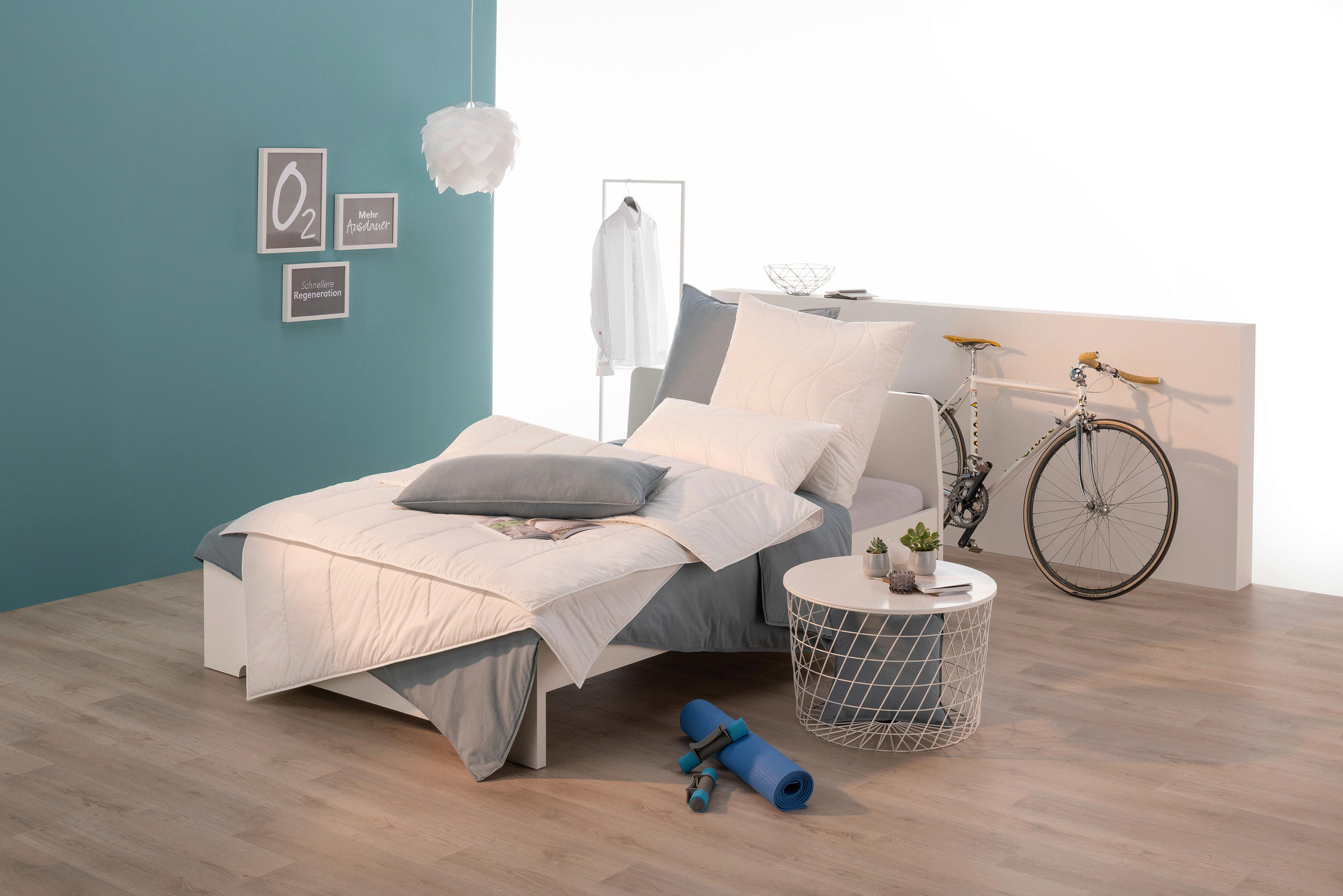 WINTERDECKE  Regeneration  155/220 cm   - Weiß, KONVENTIONELL, Textil (155/220cm) - Centa-Star