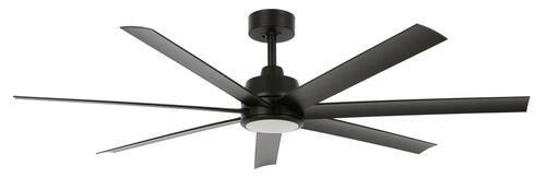 DECKENVENTILATOR LUCCI AIR ATLANTA 142/27 cm   - Schwarz, Design, Kunststoff/Metall (142/27cm)
