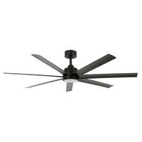 DECKENVENTILATOR - Schwarz, Design, Kunststoff/Metall (142/27cm)