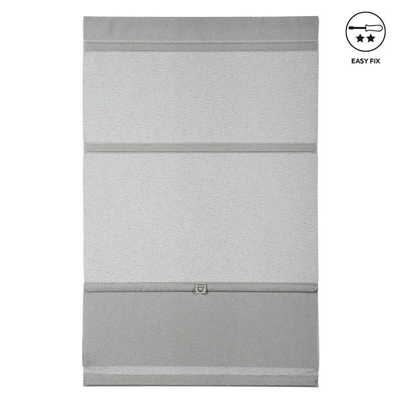 RIMSKI ZASTOR svijetlo siva 70/140 cm   - svijetlo siva, Basics, plastika (70/140cm) - Gardinia