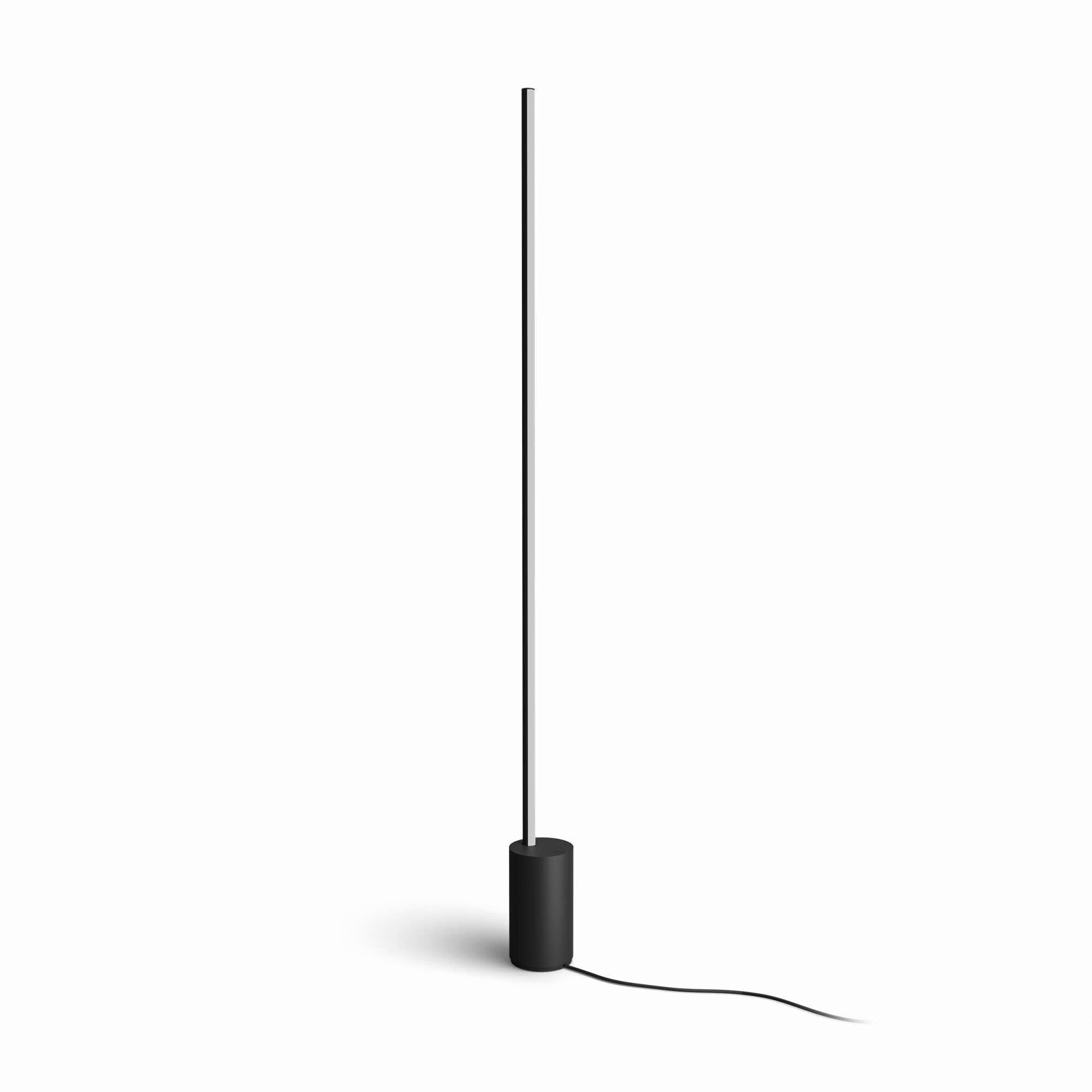 LED-STEHLEUCHTE - Schwarz, Design, Metall (11/11/145,80cm) - Philips HUE