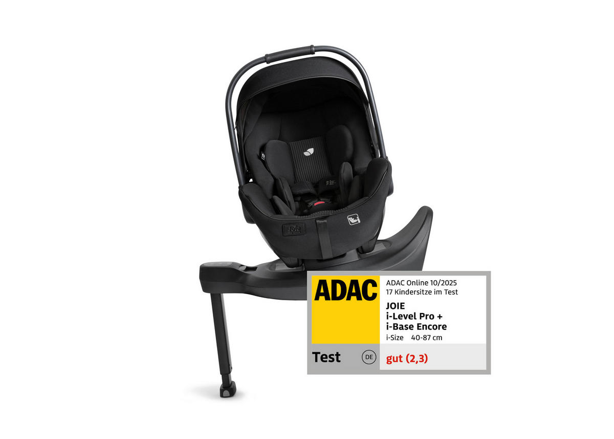 BABYSCHALE i-Level Pro Eclipse   - Schwarz, Basics, Textil (36/56/68cm) - JOIE SIGNATURE