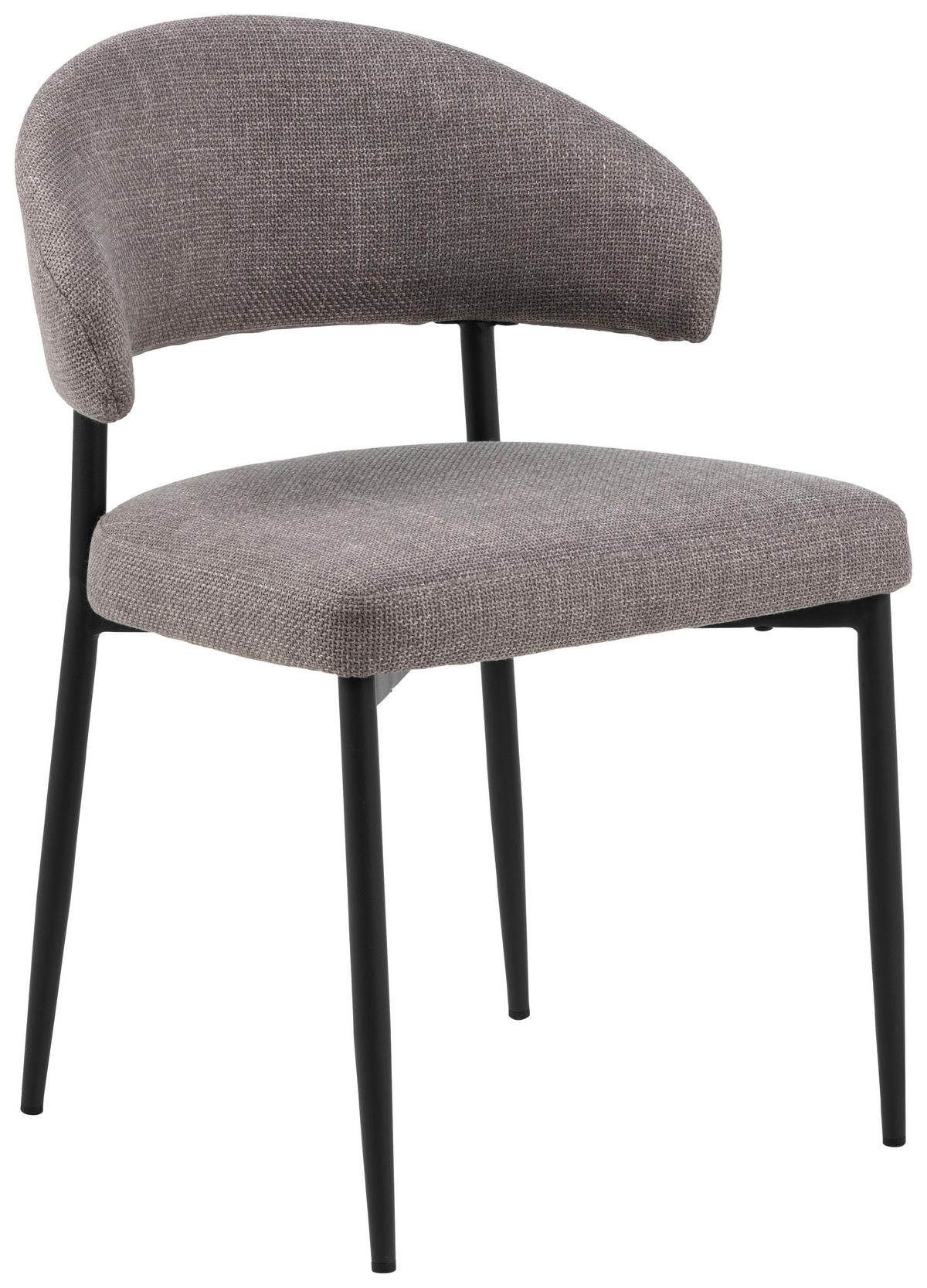 STOLICA  smeđa, svijetlo siva  tekstil      - svijetlo siva/smeđa, Trend, tekstil/metal (56/77/55cm) - MID.YOU