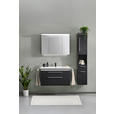 BADEZIMMER 3-teilig  in 90 cm  - Chromfarben/Weiß, Basics, Glas/Keramik (90cm) - Novel