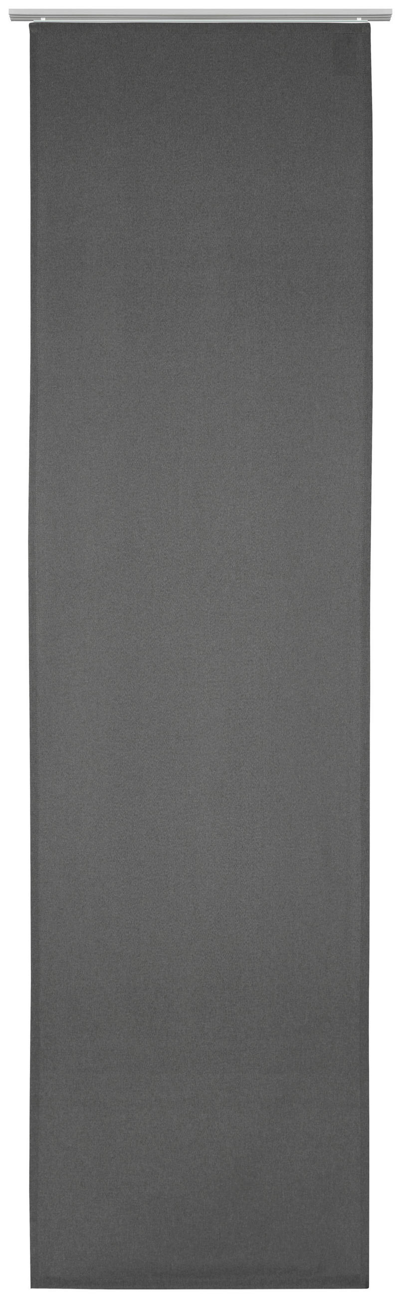 FLÄCHENVORHANG in Dunkelgrau blickdicht  - Dunkelgrau, Design, Textil (60/255cm) - Novel