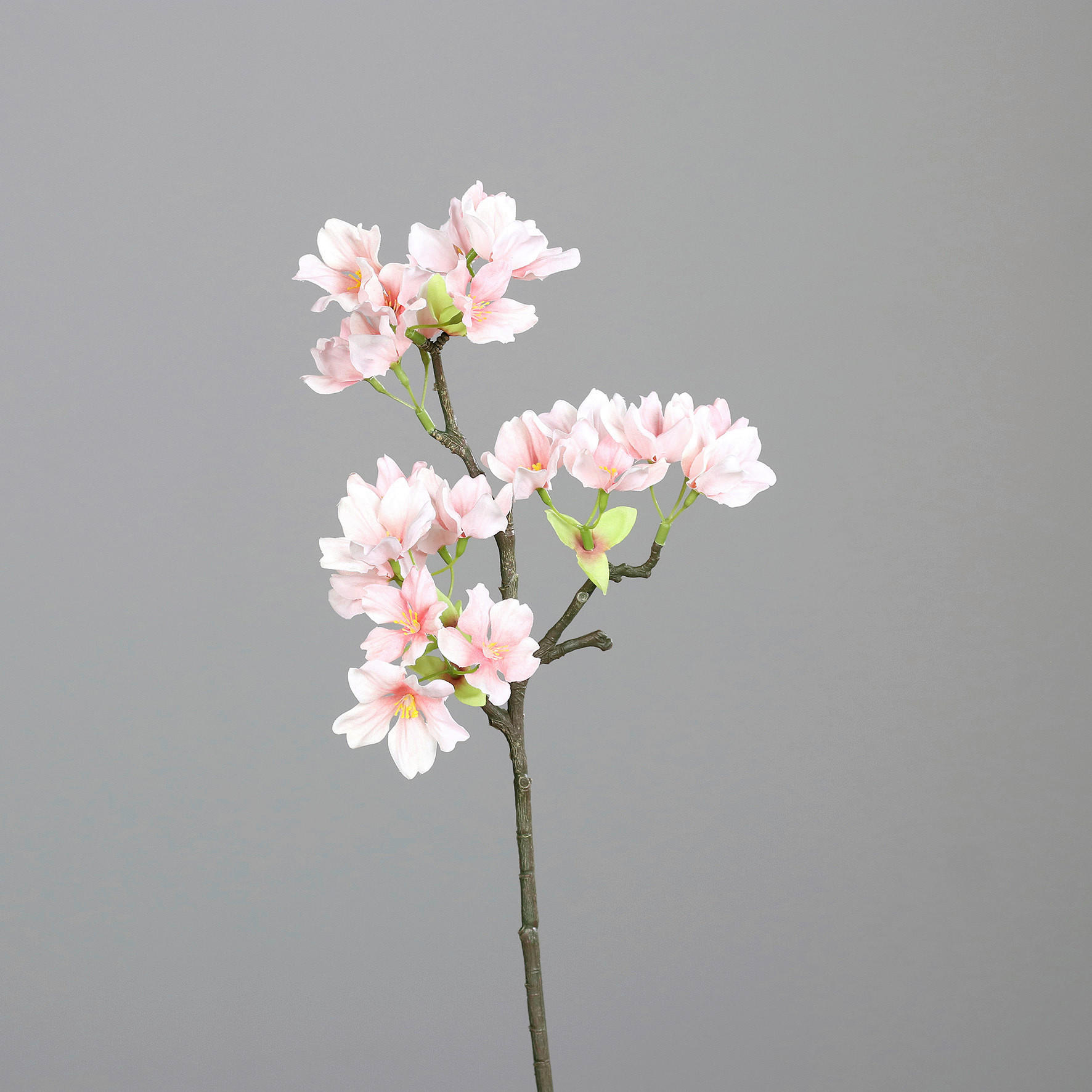 KIRSCHBLÜTENZWEIG 40 cm  - Aprikose/Braun, Basics, Kunststoff/Textil (40cm)