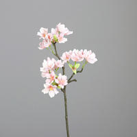 KIRSCHBLÜTENZWEIG 40 cm  - Aprikose/Braun, Basics, Kunststoff/Textil (40cm)