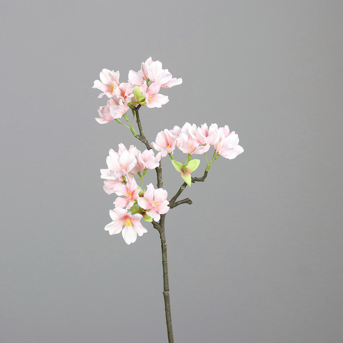 KIRSCHBLÜTENZWEIG 40 cm  - Aprikose/Braun, Basics, Kunststoff/Textil (40cm)
