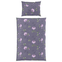 BETTWÄSCHE Makosatin 140/200 cm  - Lila/Mauve, Basics, Textil (140/200cm) - Fleuresse