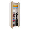 MEHRZWECKSCHRANK 70/178/39 cm  in Weiß, Sonoma Eiche  - Silberfarben/Weiß, Design, Holzwerkstoff/Kunststoff (70/178/39cm) - MID.YOU