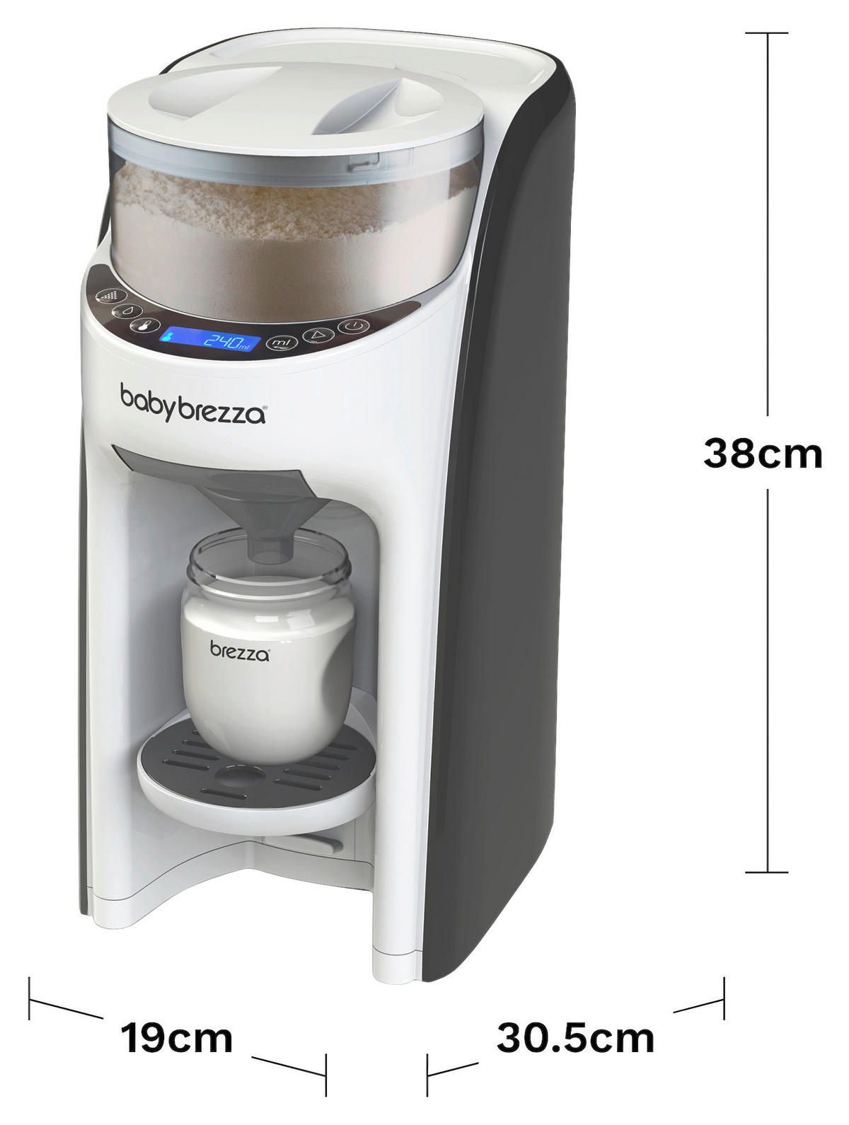 BABYNAHRUNGSZUBEREITER Formula Pro Advanced  - Weiß, Basics (18,9/38,6/29,6cm) - Baby Brezza