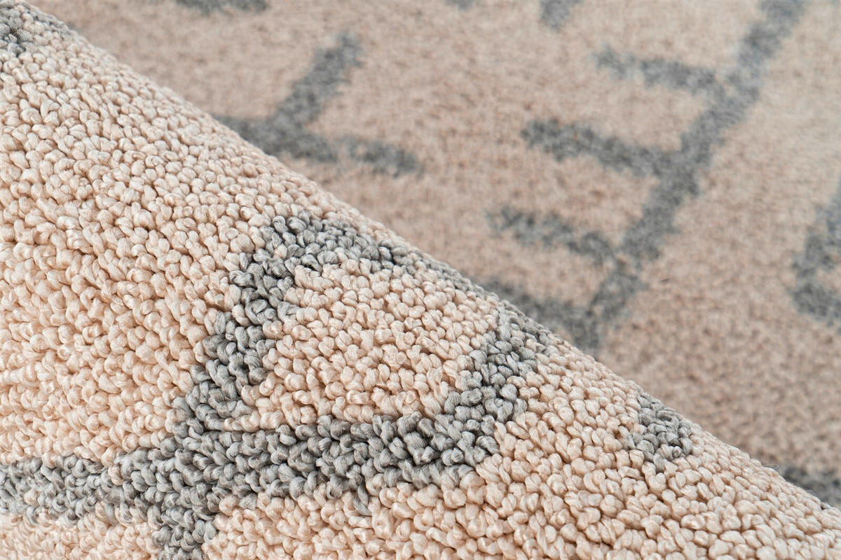 TEPPICH 80/150 cm Gene 225 Creme Creme  - Creme, KONVENTIONELL, Textil (80/150cm)