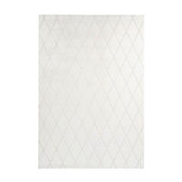 TEPPICH 80/150 cm Vivica 225 Weiß / Creme Creme, Weiß  - Creme/Weiß, KONVENTIONELL, Textil (80/150cm)