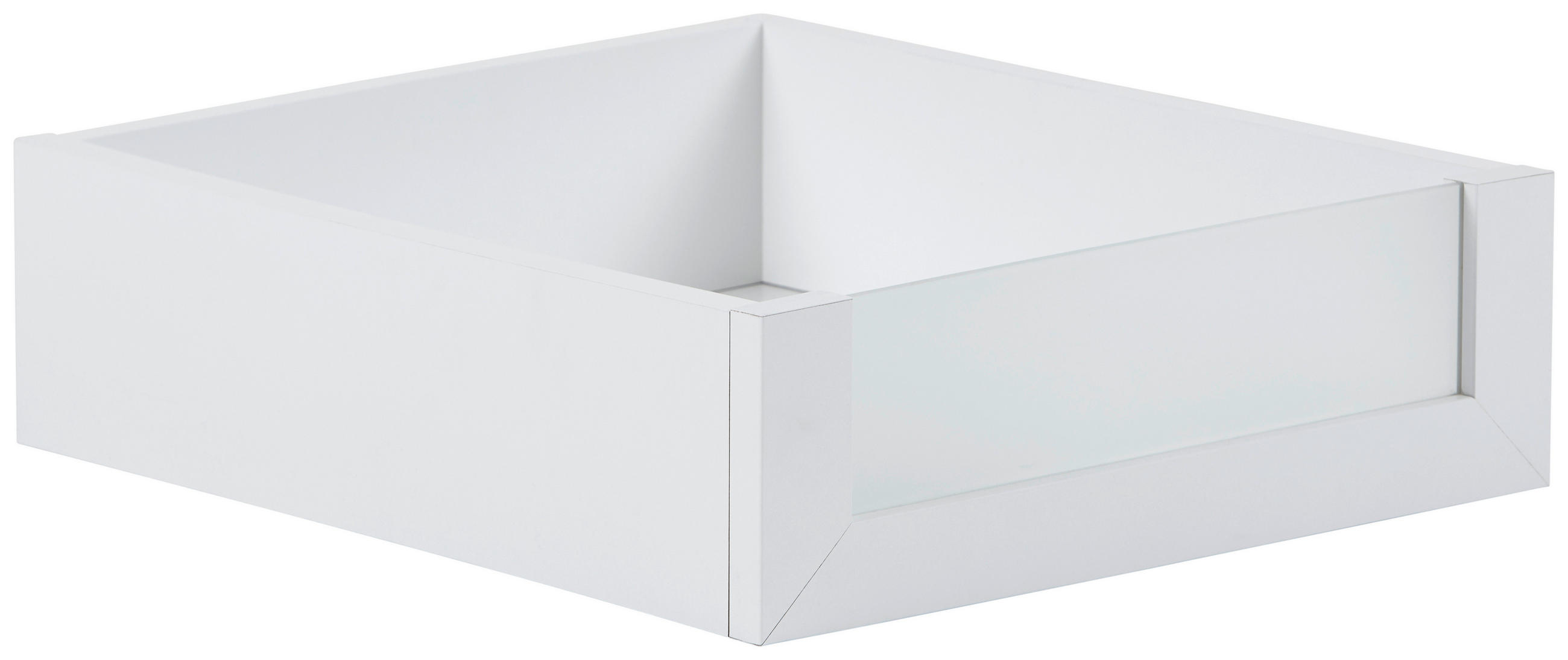 SCHUBLADE 37,5/12/45 cm - Weiß, Glas/Holzwerkstoff (37,5/12/45cm) - Hom`in