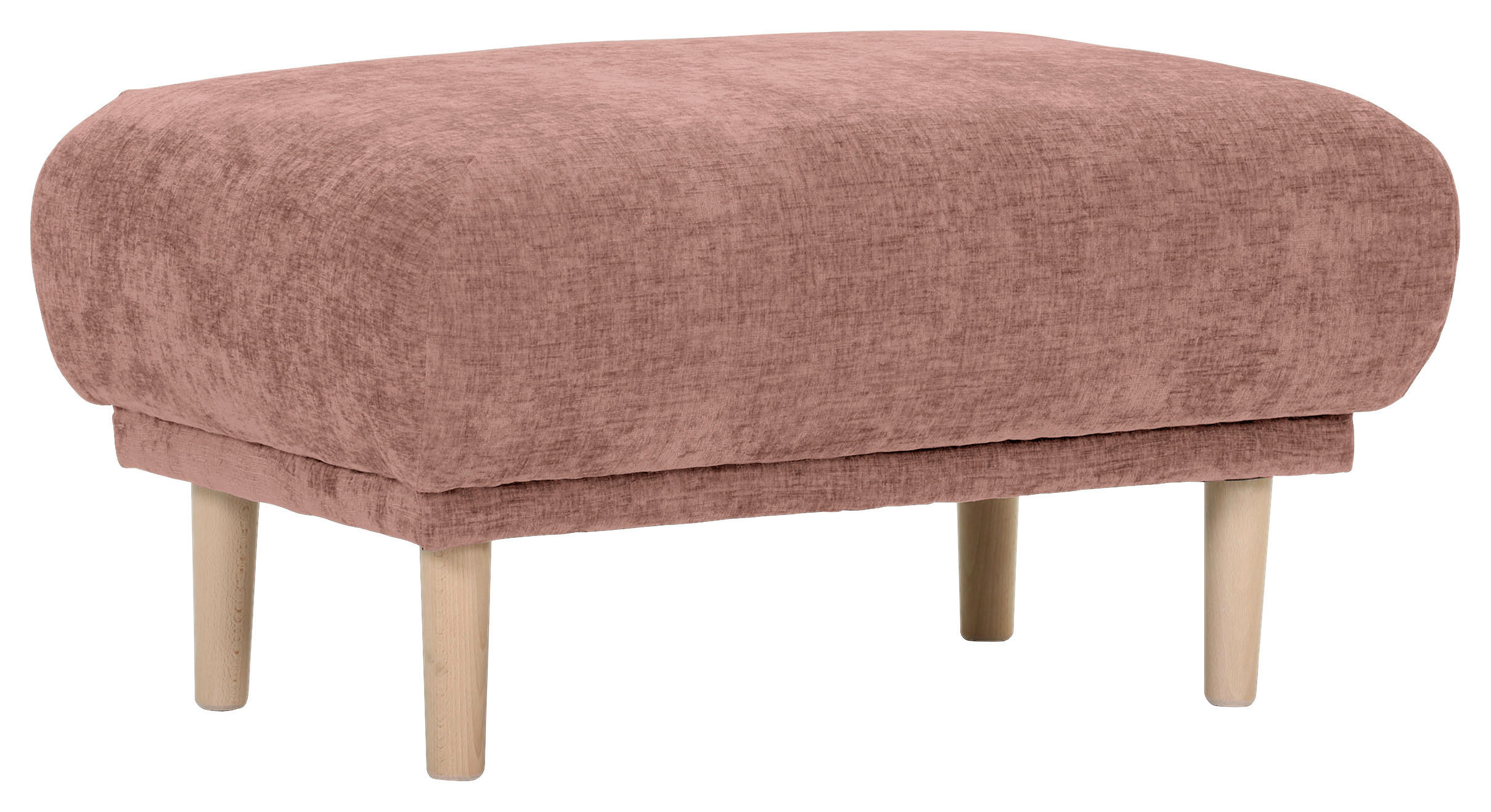 HOCKER Flachgewebe Altrosa  - Altrosa, KONVENTIONELL, Holz/Textil (88/49/62cm) - Carryhome